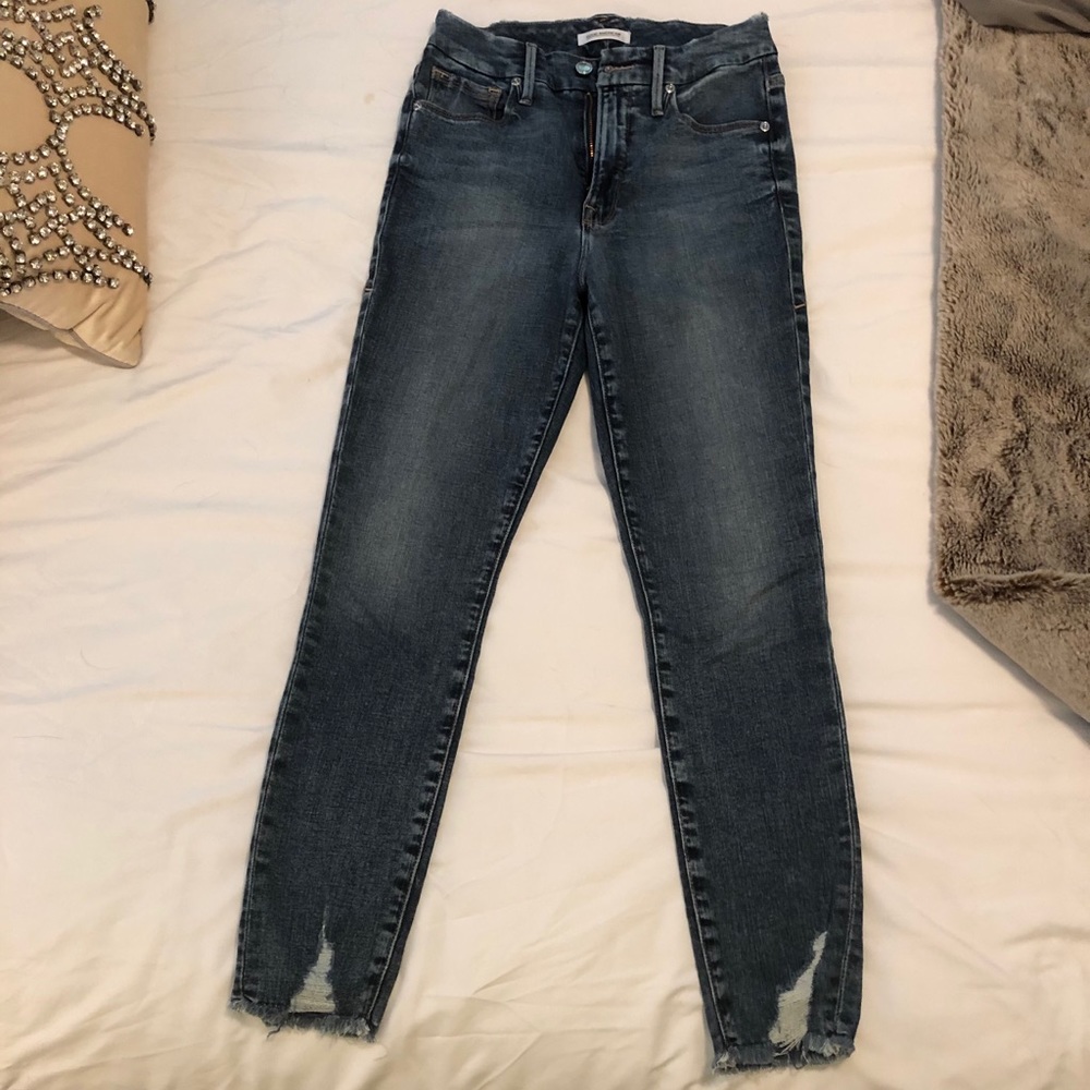 Good American Good Waist Crop Jeans